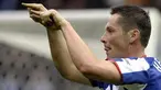 Hertha BSC Berlin's Pal Dardai celebrates during the German Bundesliga match Hertha BSC Berlin vs Borussia Moenchengladbach in Berlin on February 28, 2009. AFP PHOTO/MICHAEL KAPPELER
