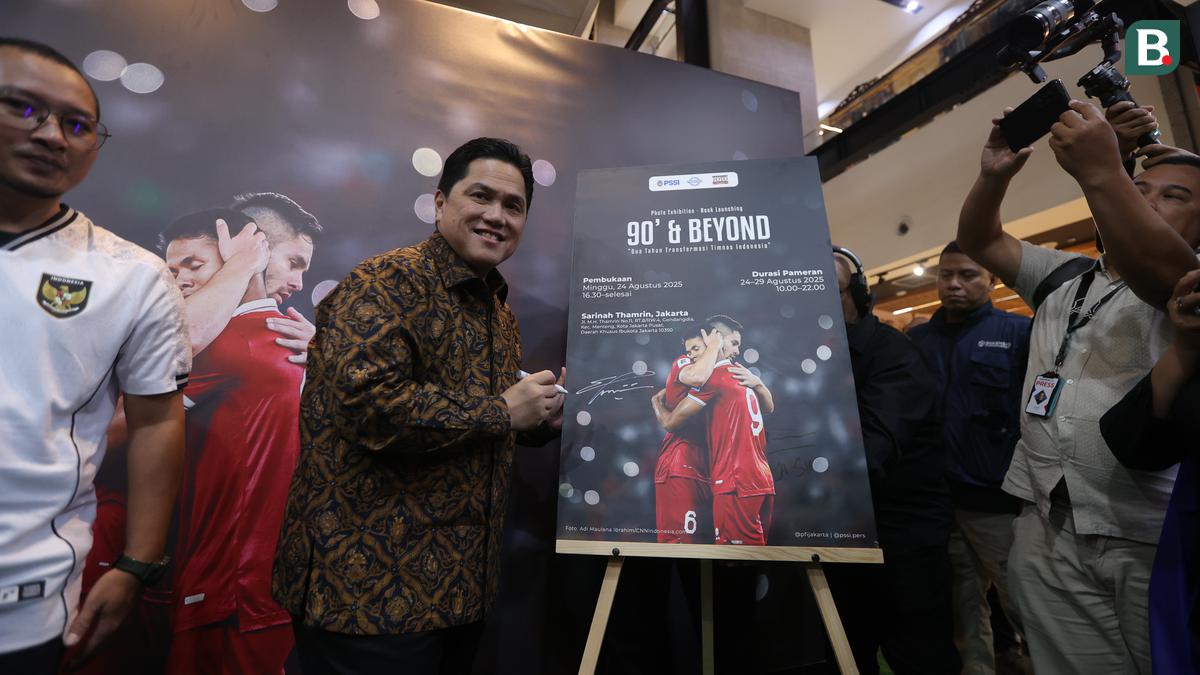 Erick Thohir Hadiri Pameran Foto 90' &amp; Beyond, Jadi Start PSSI Awards 2026