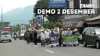 Ratusan Santri pejalan kaki peserta demo 2 Desember tiba di Garut, mereka abertekad tiba di Jakarta sebelum tanggal 2 Desember