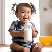 Anak berisiko obesitas jika diberikan 8 sampai 10 botol sehari. (Ilustrasi AI)