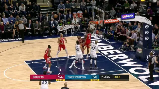 VIDEO : GAME RECAP NBA 2017-2018, Rockets 126 vs Timberwolves 108