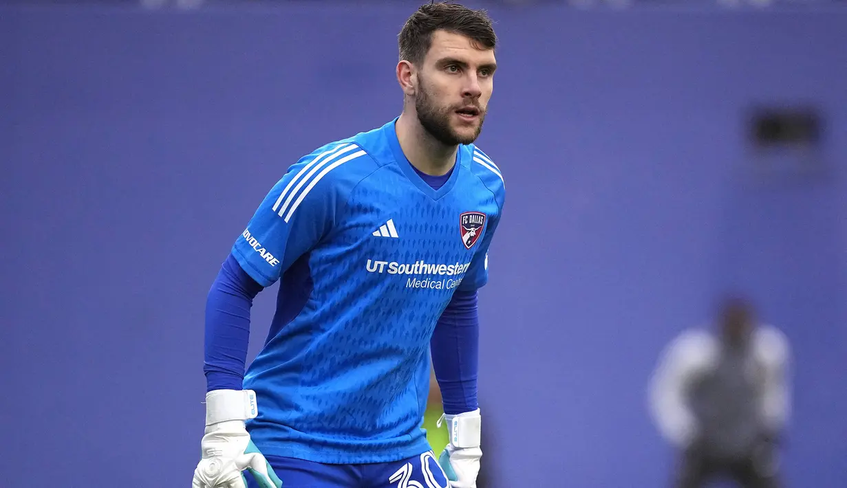 <p>Maarten Paes, 25 tahun, yang berposisi sebagai kiper saat ini tengah membela FC Dallas di Liga Amerika Serikat (MLS). (AFP/Getty Images/Carmen Mandato)</p>