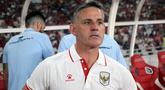 Pelatih kepala Timnas Indonesia, John Herdman saat laga semifinal FIFA Series 2026 melawan St Kitts and Nevis di Stadion Utama Gelora Bung Karno (SUGBK), Senayan, Jakarta, Jumat (27/03/2026). (Bola.com/M Iqbal Ichsan)