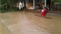 Banjir Pacitan-Ponorogo. (Liputan6.com/Dian Kurniawan)