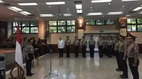 Kapolri Jenderal Polisi Tito Karnavian resmikan kenaikan pangkat pejabat tinggi Polri. (Liputan6.com/M. Radityo)