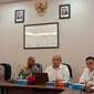 Direktur Angkasa Pura Aviasi Haris di  Bandara Kualanamu, Kabupaten Deli Serdang, Sumatera Utara, Kamis (30/12/2021).