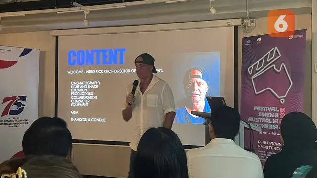 Masterclass FSAI 2024 Bersama Direktur Fotografi Australia Pemenang Penghargaan Rick Rifici