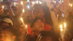 Aksi Belasungkawa atas Insiden di Stadion Kanjuruhan dilakukan sejumlah kelompok suporter di GBK