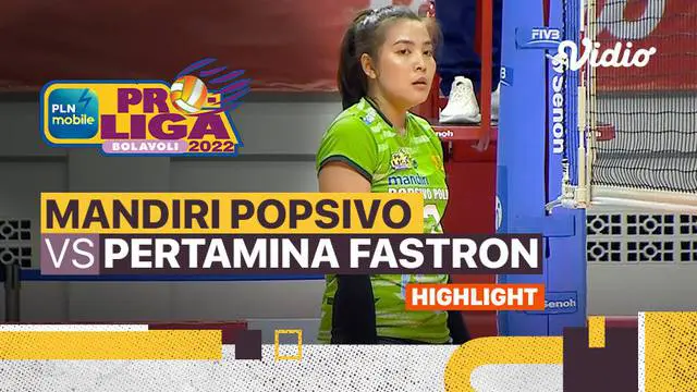 Berita video highlights laga final four Proliga 2022 kategori putri antara Jakarta Mandiri Popsivo Polwan melawan Jakarta Pertamina Fastron, Minggu (13/3/2022) sore hari WIB.