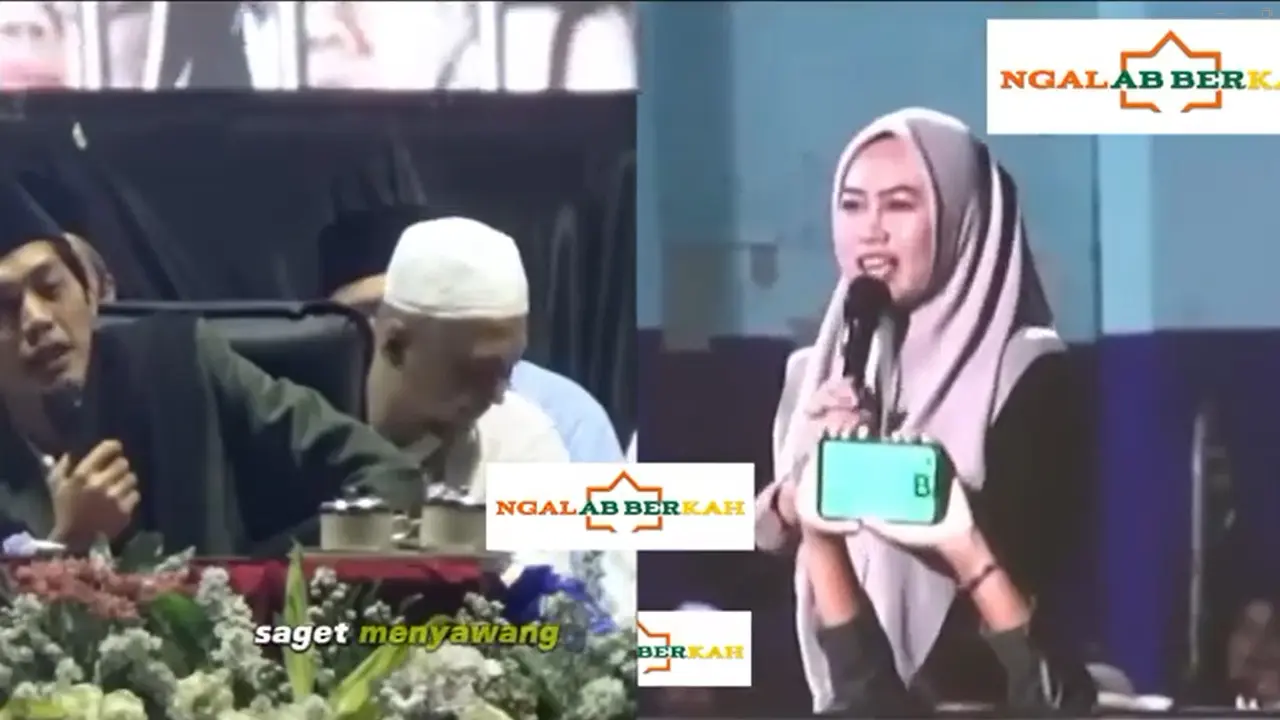 Janda kembang hadir curhat ke Gus Iqdam (SS: YT Ngalab Berkah)