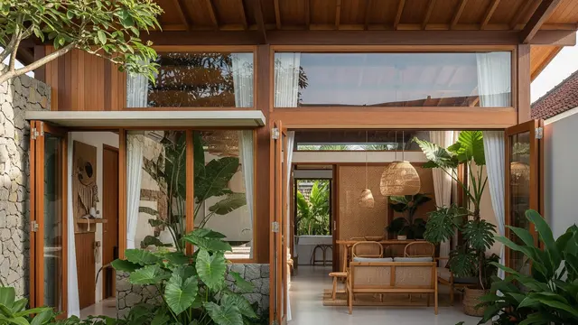 9 Desain Rumah Natural Modern dengan Ventilasi Besar dan Pencahayaan Alami, Hunian Sehat