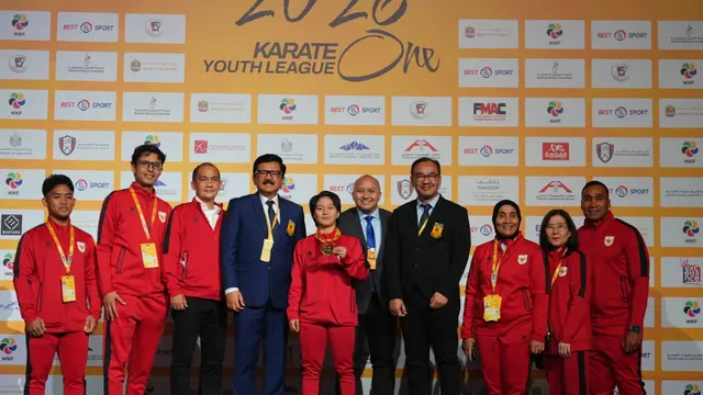 Karateka Muda Indonesia Rebut Emas di WKF Youth League 2026