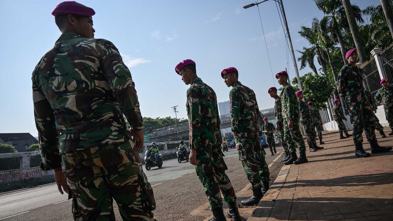 FOTO: Paska Demo Anarkis, TNI  Perketat Pengamanan Ibukota Jakarta
