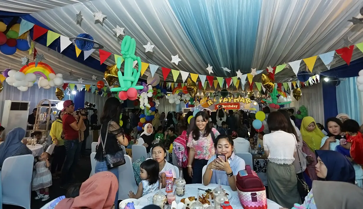 Ultah Rafathar Anak Raffi Ahmad-Gigi (Bambang E Ros/Fimela.com)