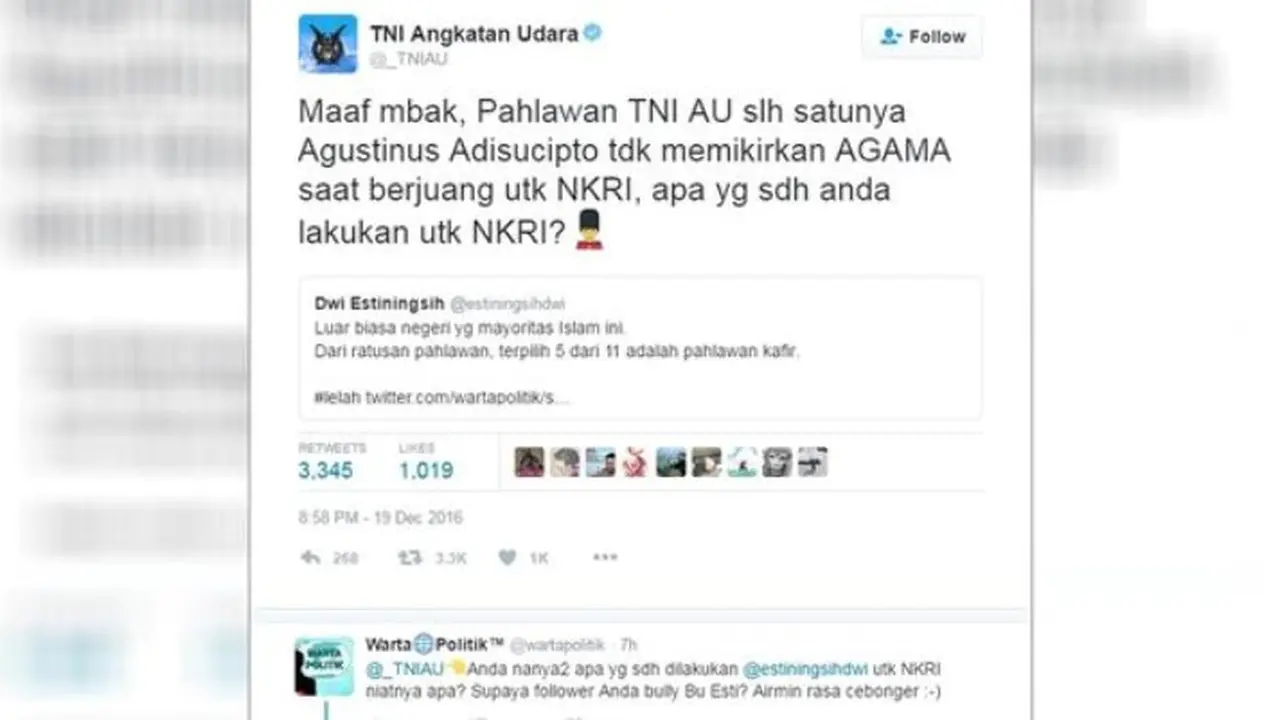 Akun TNI AU