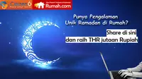 Yuk Ikut `Ramadan di Rumah`Dapatkan THR Jutaan Rupiah