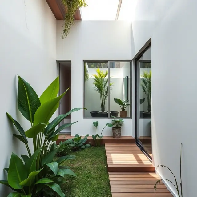 Rumah Minimalis di Gang Sempit (Foto: ChatGPT)