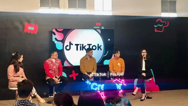 Sesi talkshow peluncuran program kesehatan mental Tiktok bersama WHO di Indonesia 2024