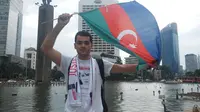 Pemuda Azerbaijan Terharu, Ucapkan Terima Kasih Indonesia (Liputan6.com/Andi Muttya Keteng)