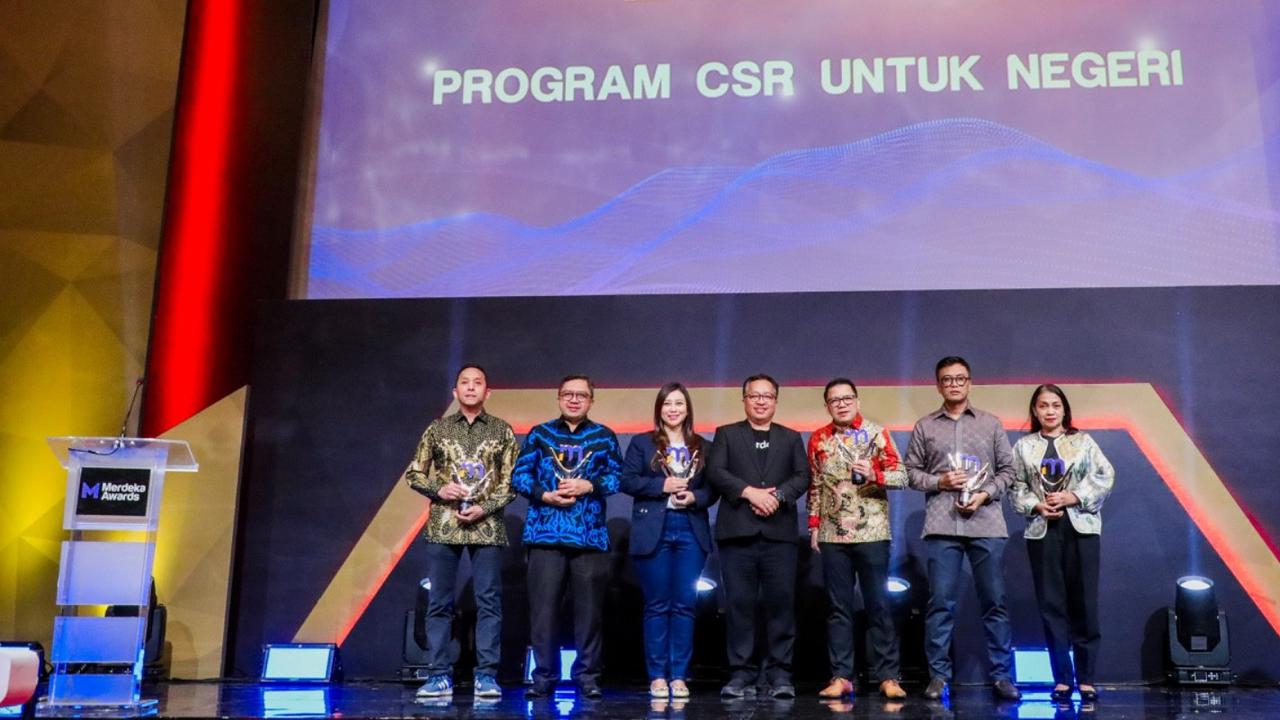Dukung Pemberdayaan Wanita & Keseimbangan Lingkungan, BRI Raih Penghargaan Merdeka Award 2024