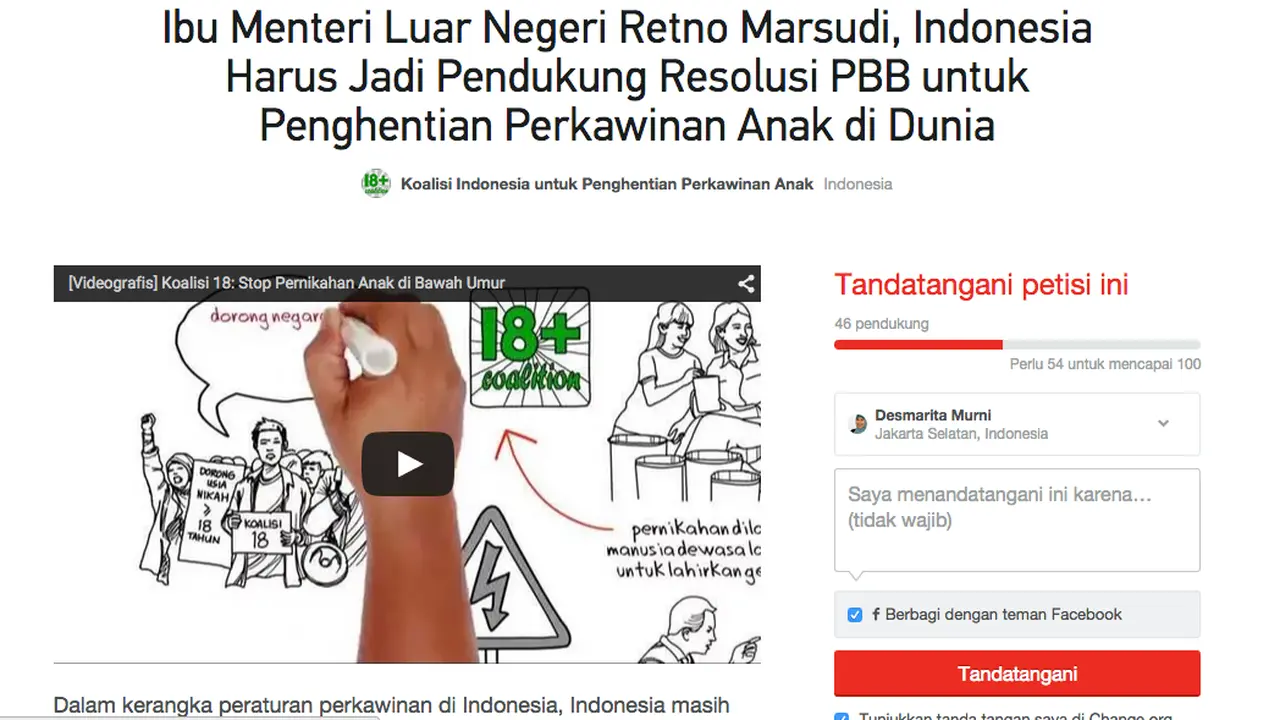 Petisi Perlindungan Anak
