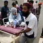 Korban gelombang panas Pakistan. (BBC)