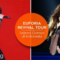 Euforia Revival Tour Selena Gomez di Indonesia. (Bintang Pictures)