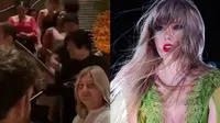 Taylor Swift mendapat pengawalan ketat saat makan di restoran Koma MBS. (Dok: X Taylor Swift Updates/Instagram)