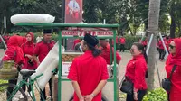 Kader Padati GBK, PDIP Berikan Kuliner UMKM Gratis di Puncak Acara Bulan Bung Karno
