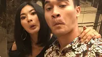 Adhitya Alkatiri dan Adinda Azani. (Sumber: Instagram.com/dindazani)