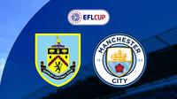 Piala Liga Inggris: Burnley vs Manchester City. (Bola.com/Dody Iryawan)