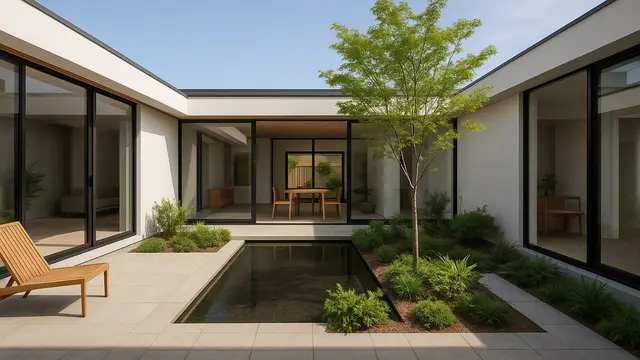 Model Rumah Minimalis 1 Lantai/Ilustrasi gambar oleh AI