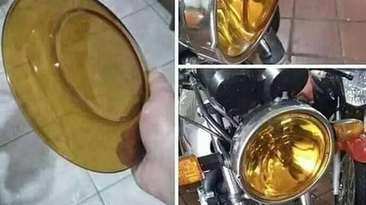Piring Jadi Cover Lampu?