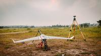 Drone Bramor ppX sebelum diterbangkan (Dok. Terra Drone Indonesia)