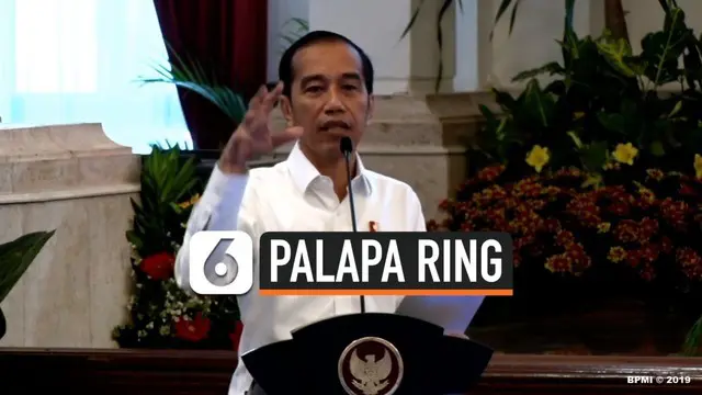Presiden Joko Widodo hari ini meresmikan proyek Palapa Ring. Jokowi mengatakan adanya Palapa Ring dapat memberikan banyak manfaat, salah satunya mudahnya riset data pasar Indonesia.