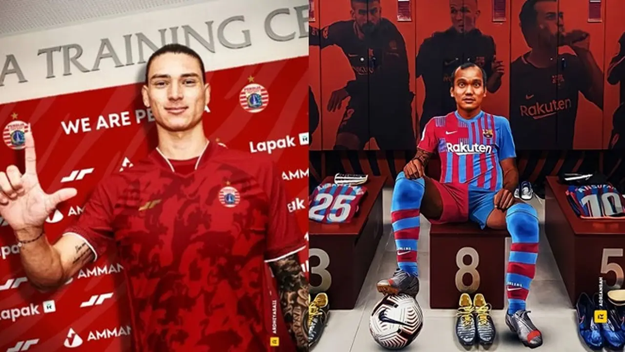 6 Editan Foto Pemain Persija Jakarta Ini Kreatif Sekaligus Kocak