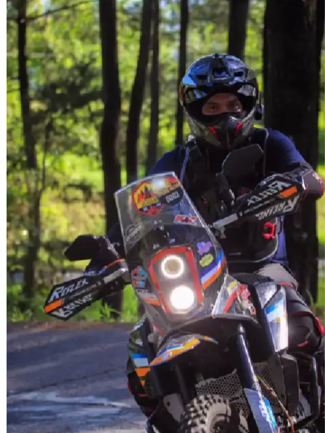 Potret Gary Iskak yang Memang Suka Motoran dan Touring (Foto: Dok. Gary Iskak)