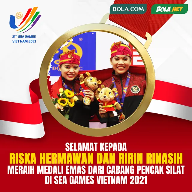 SEA Games - Meraih Medali Emas - Riska Hermawan dan Ririn Rinasih