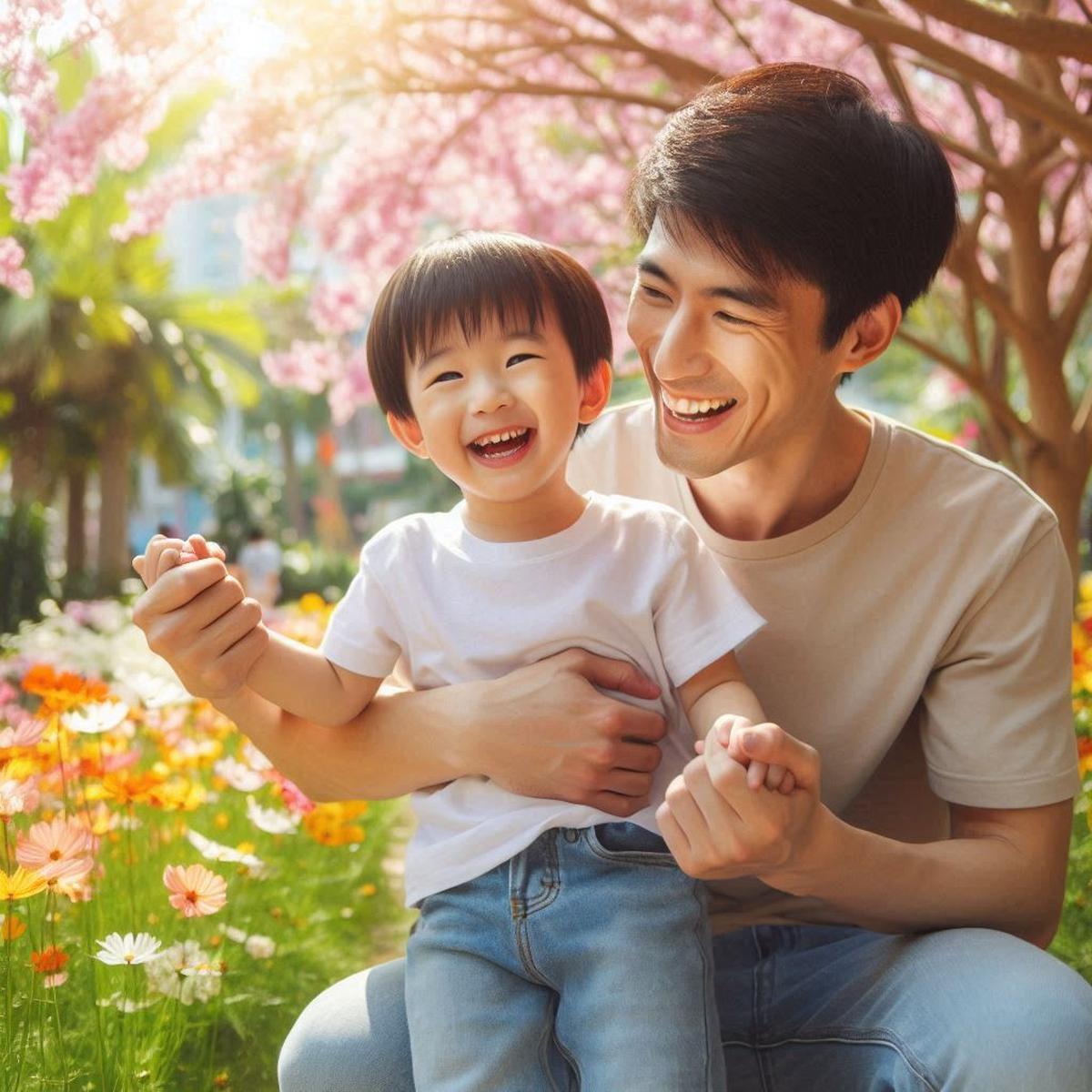Ilustrasi Orangtua dan Anak