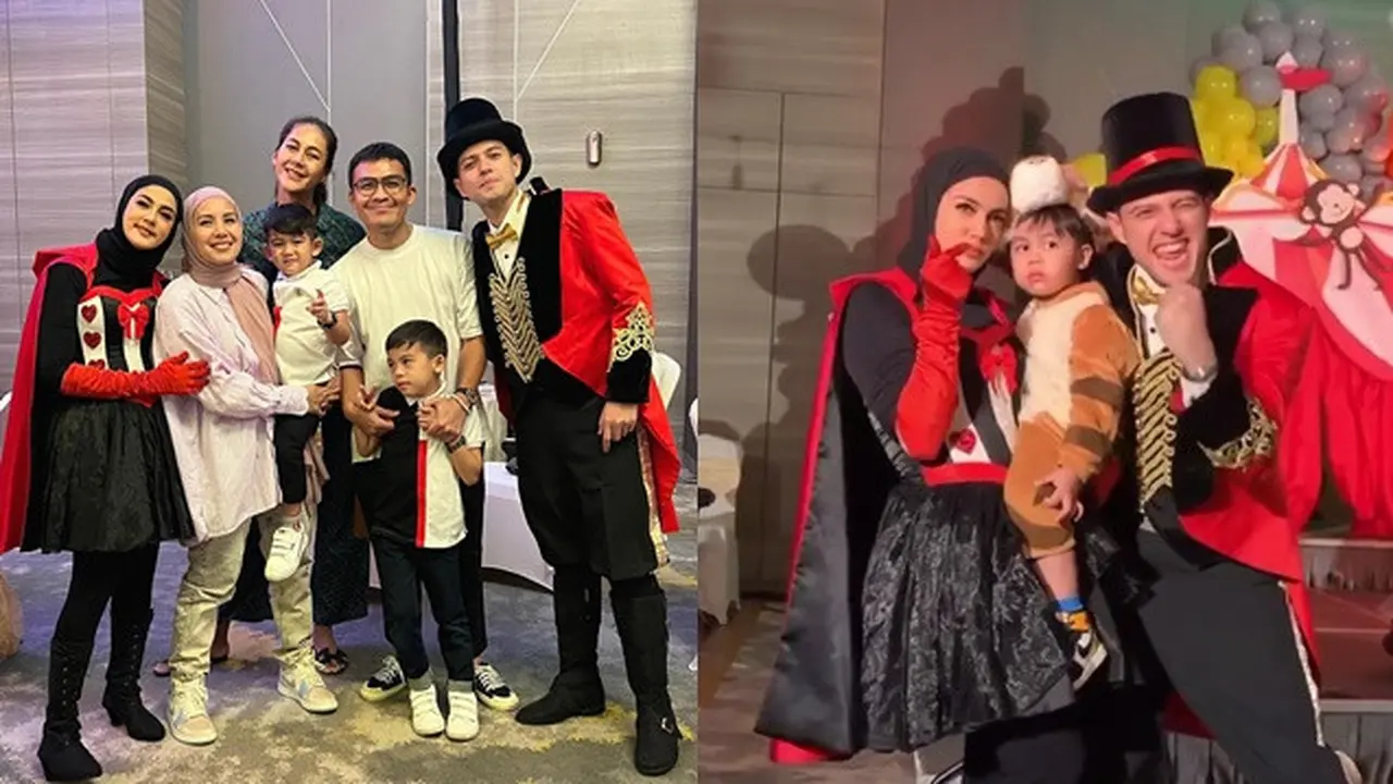 6 Potret Rifky Balweel Rayakan Ulang Tahun Anak, Penampilan Sang Istri Curi Perhatian