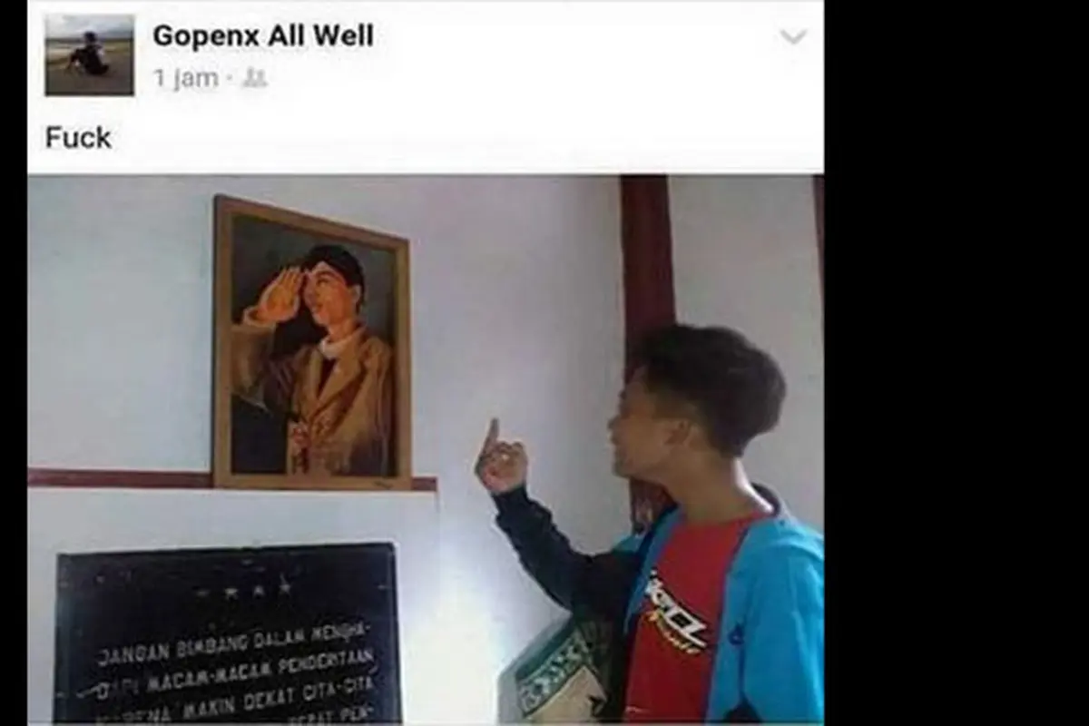 Bocah Kurang Ajar Acungkan Jari Tengah ke Jenderal Soedirman!