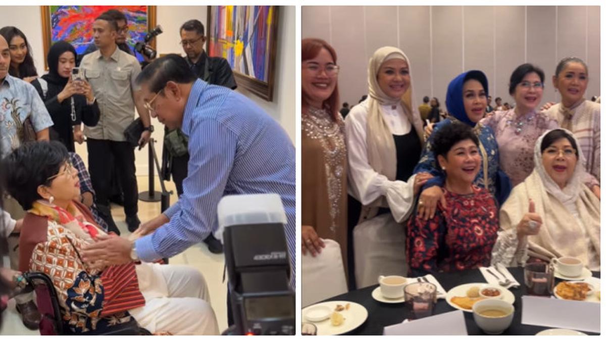 6 Potret Titiek Puspa Penuhi Undangan SBY dan Kumpul Bareng Artis Senior Sebelum Sakit