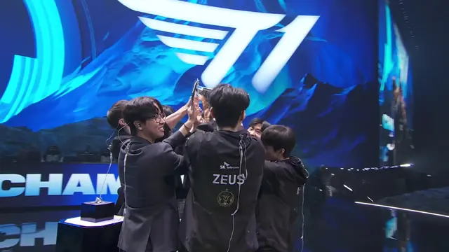 T1 keluar sebagai juara dari League of Legends Worlds 2023 (YouTube LoL Esports)