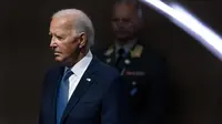 Presiden Amerika Serikat Joe Biden pada Minggu (21/7) mengumumkan bahwa ia mundur dari Pilpres AS 2024 yang akan digelar pada 5 November mendatang. (AP Photo/Jacquelyn Martin, File)