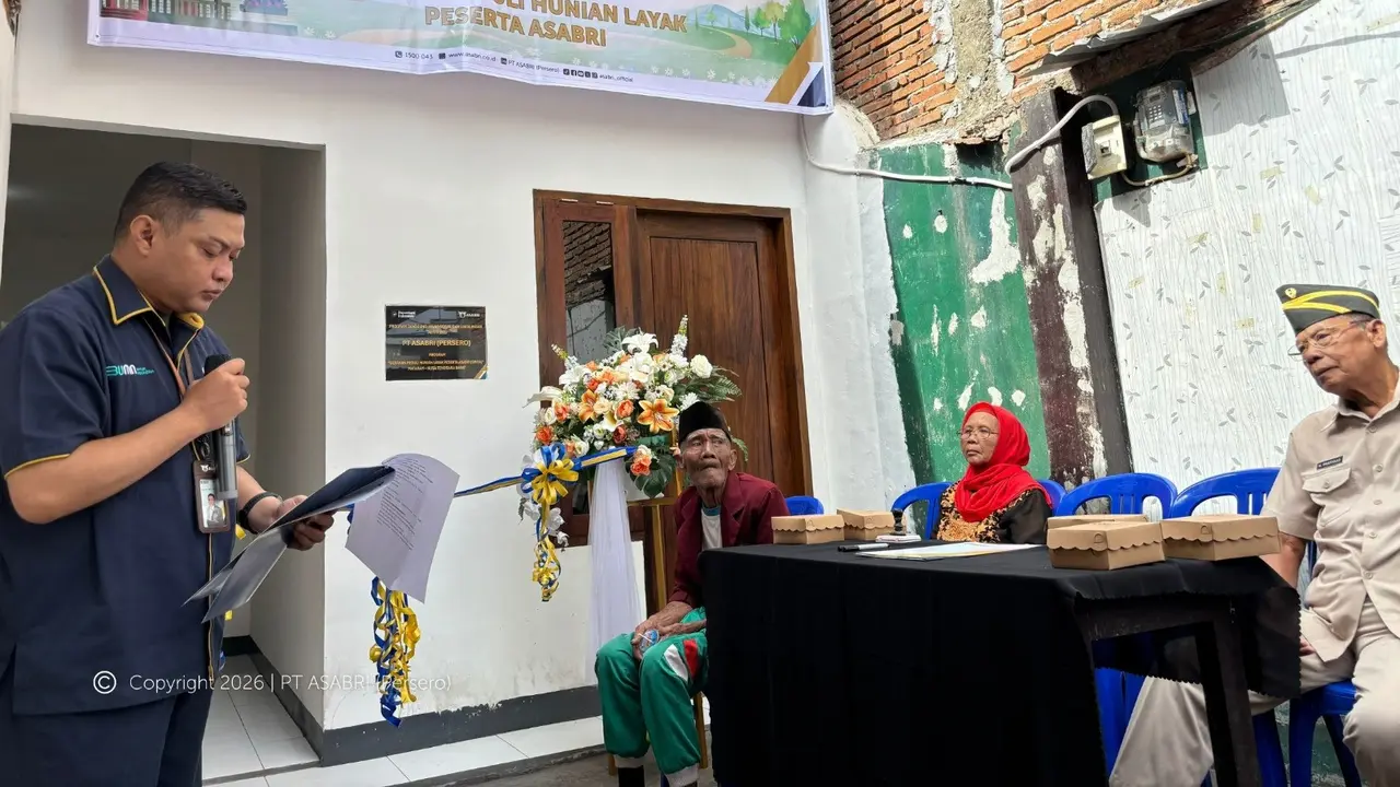 PT ASABRI (Persero) pelaksanaan Program Gerakan Peduli Hunian Layak Peserta ASABRI (GRIYA). (Dok ASABRI)