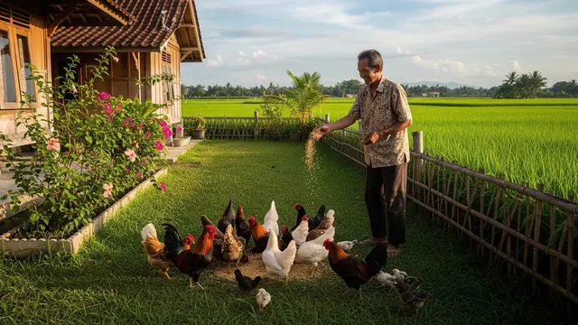 Ide Ternak Hewan Mini untuk Pensiunan yang Tinggal di Rumah Dekat Sawah