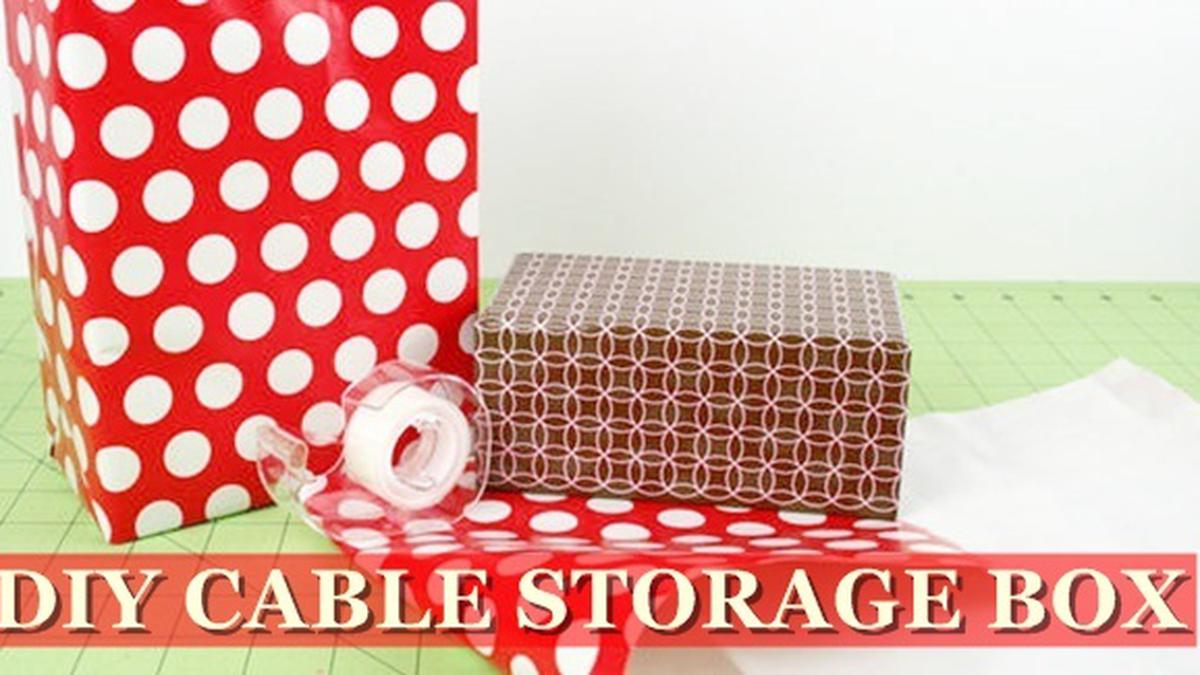 Tak Lagi Ribet Dengan Kabel Berserakan Berkat DIY Cable Storage Box