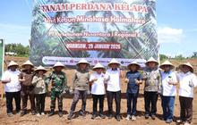 Kejati Sulut dan PTPN I Perkuat Ketahanan Pangan Nasional Melalui Penanaman Kelapa