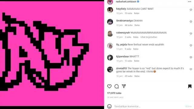 Reaksi Reveluv Saat Poster Comeback Red Velvet Resmi dirilis