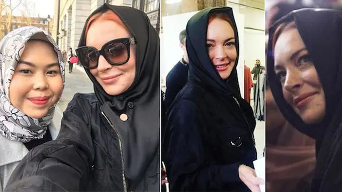 Tika Mulya - Lindsay Lohan © istimewa